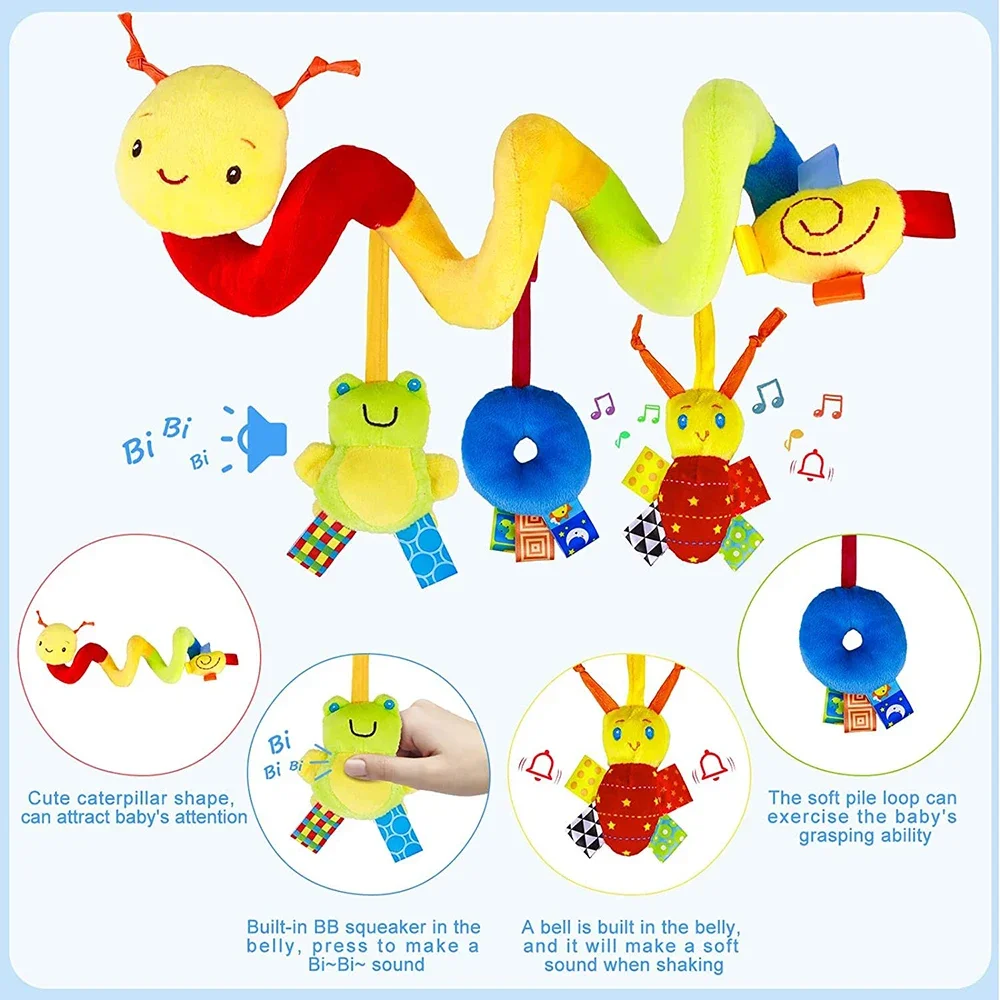 Baby Nursery Mobile - Jouets de poussette en spirale pour