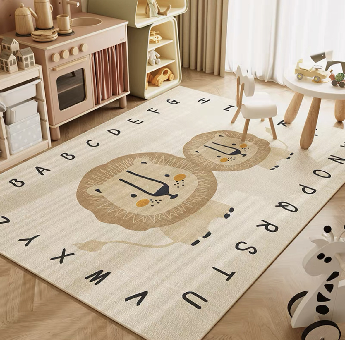 Baby Nursery Neutral - Tapis d'éveil pour bébé VIKAMA, motif