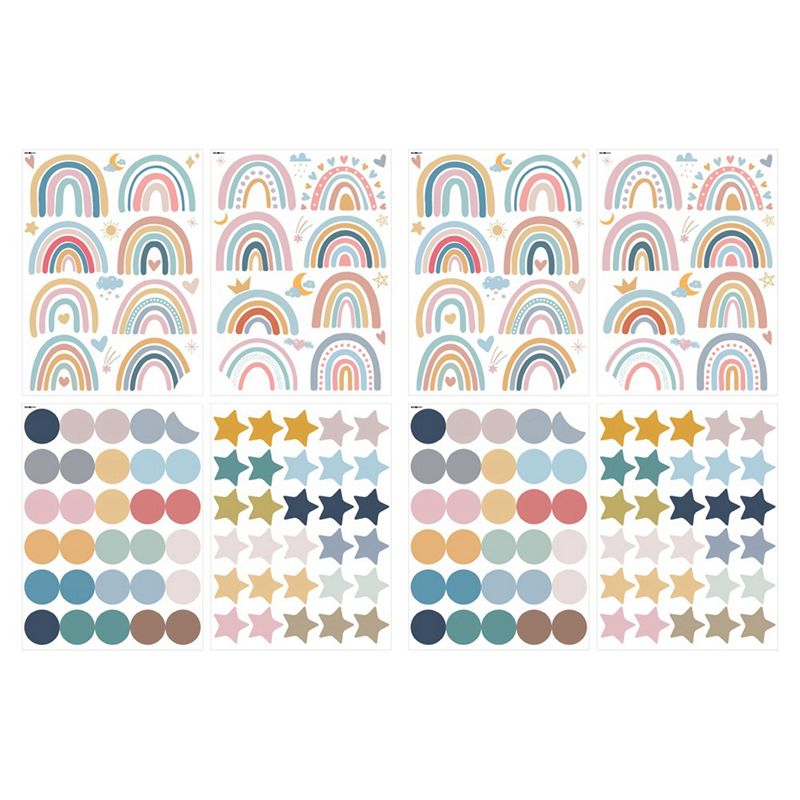 Baby Nursery Wallpaper Girl - A44Z-Boho arc-en-ciel stickers muraux aquarelle arc-en-ciel