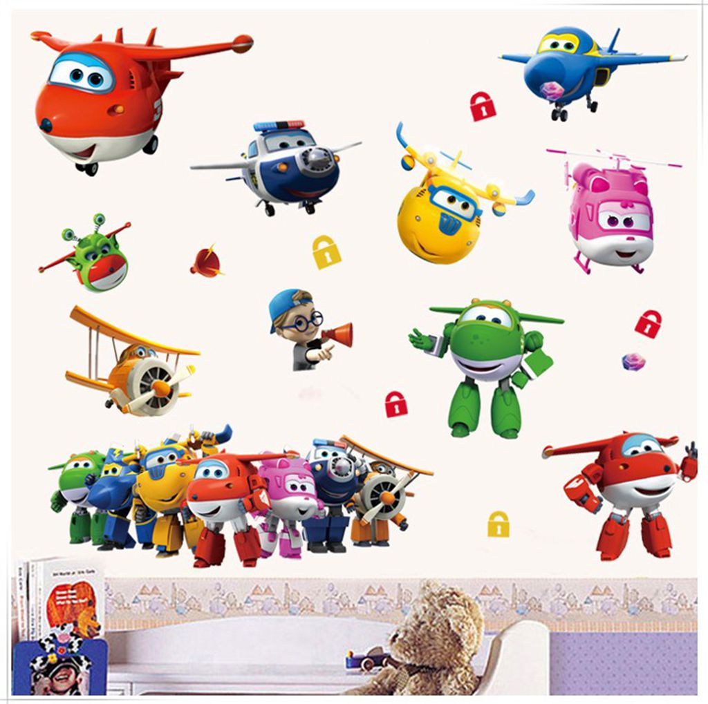 Dessin animé chaud Super ailes - Baby Nursery Stickers avis et prix