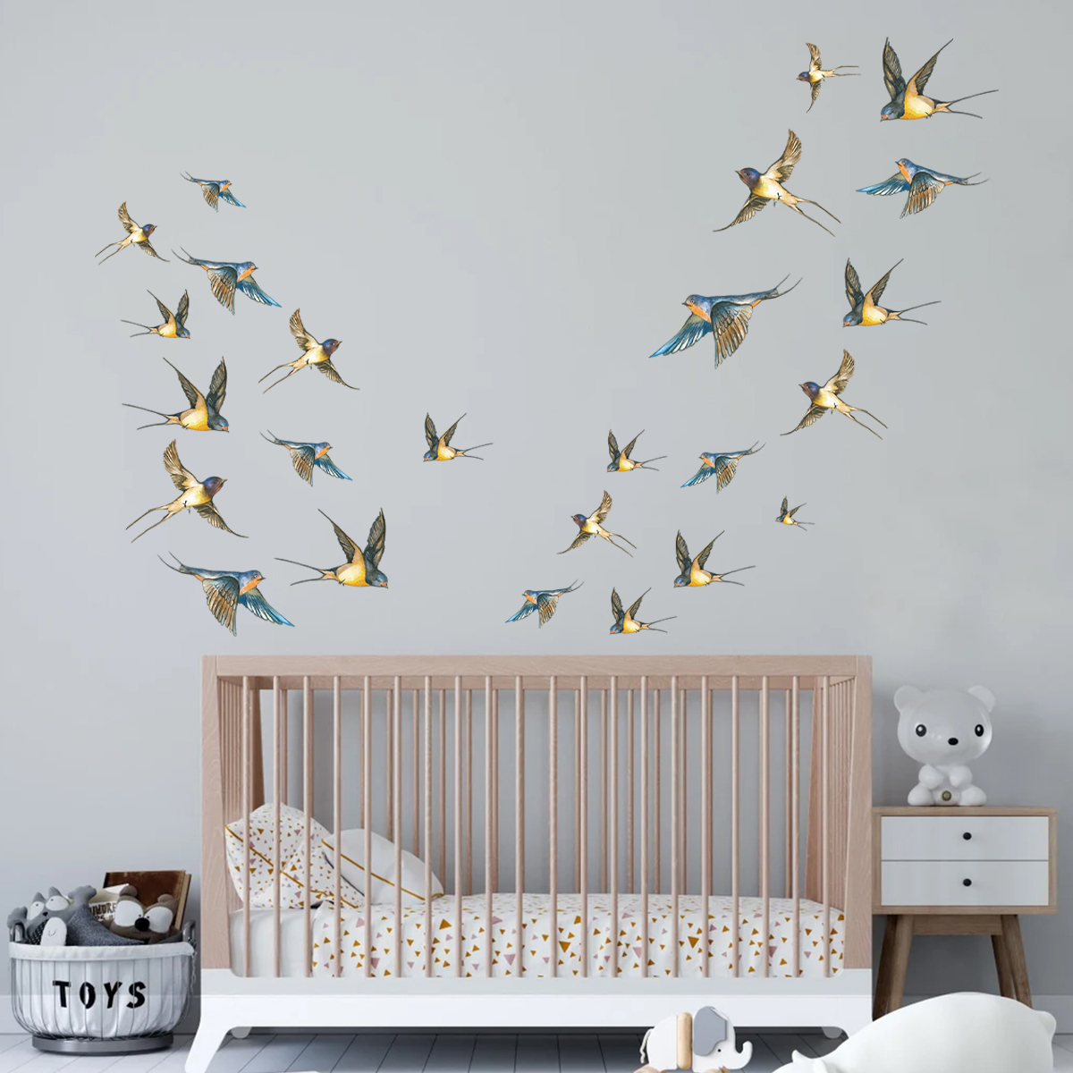 Autocollants muraux d'oiseaux  - Baby Nursery Stickers avis et prix