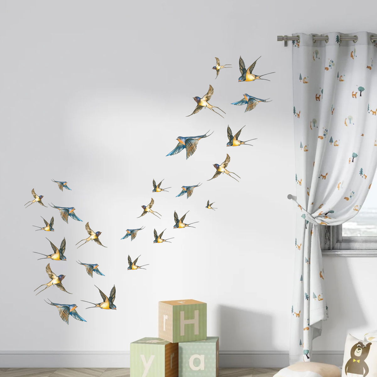 Autocollants muraux d'oiseaux  - Baby Nursery Stickers avis et prix