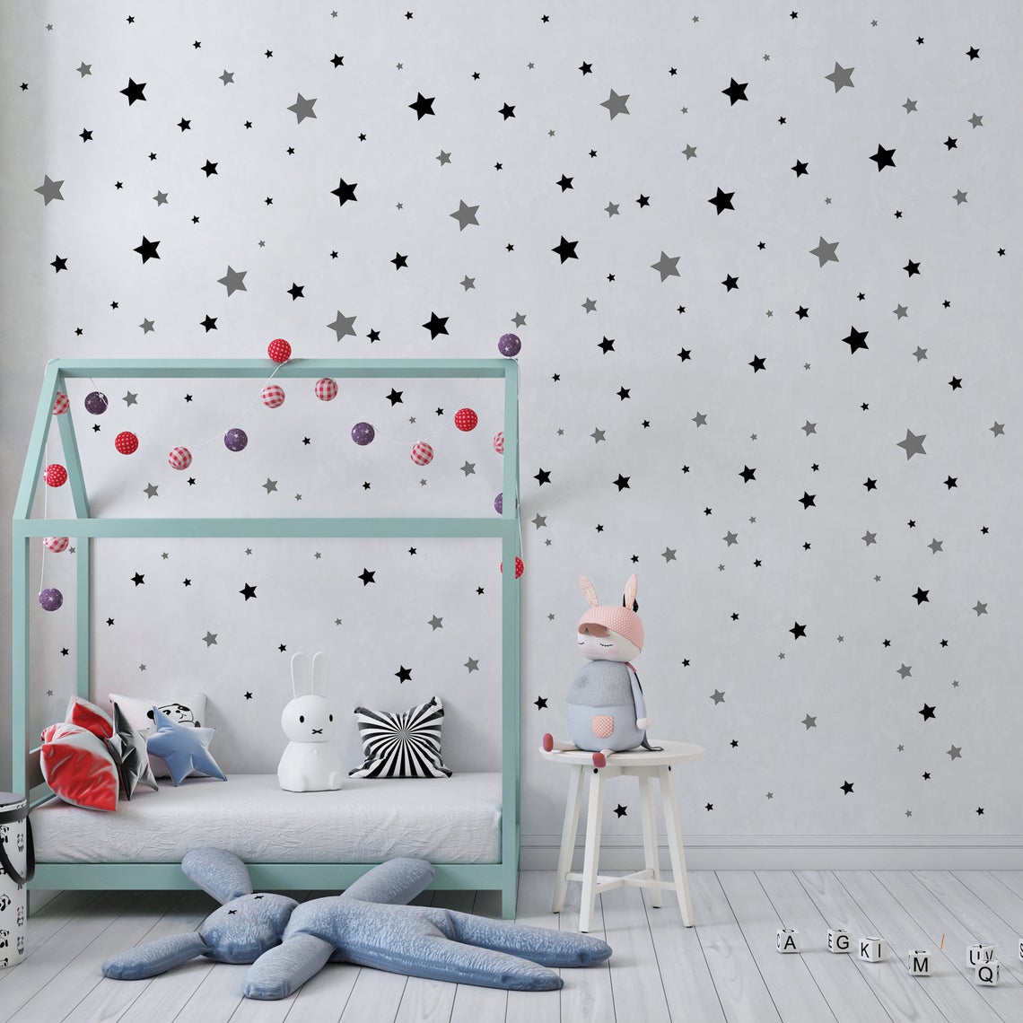 Autocollant Mural en Forme d'É - Baby Nursery Stickers avis et prix
