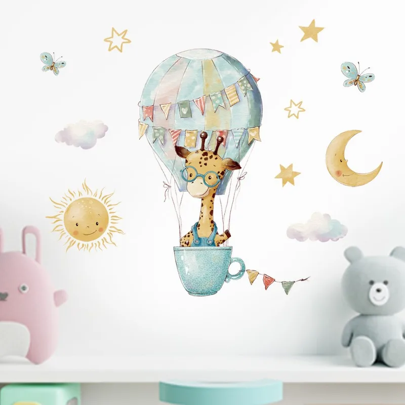 Autocollants muraux girafe de  - Baby Nursery Wallpaper Girl avis et prix