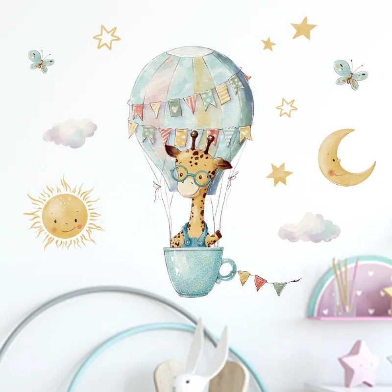 Autocollants muraux girafe de  - Baby Nursery Wallpaper Girl avis et prix