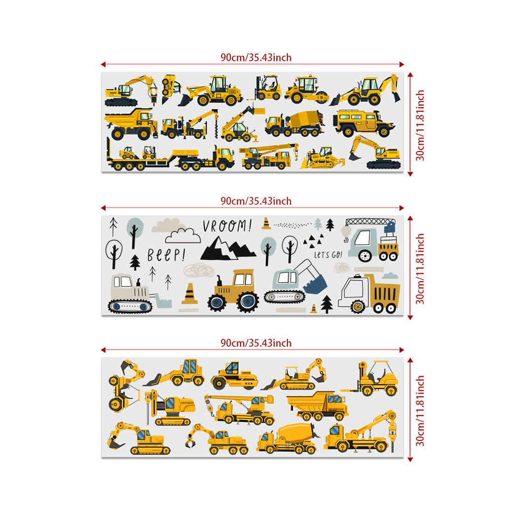 Dessin animé pelle ingénierie  - Baby Nursery Stickers avis et prix