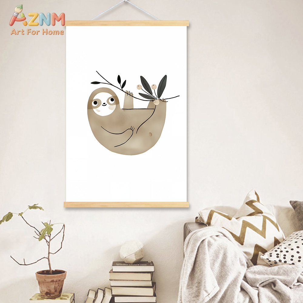 AZNM – toile murale neutre sty - Baby Nursery Neutral avis et prix