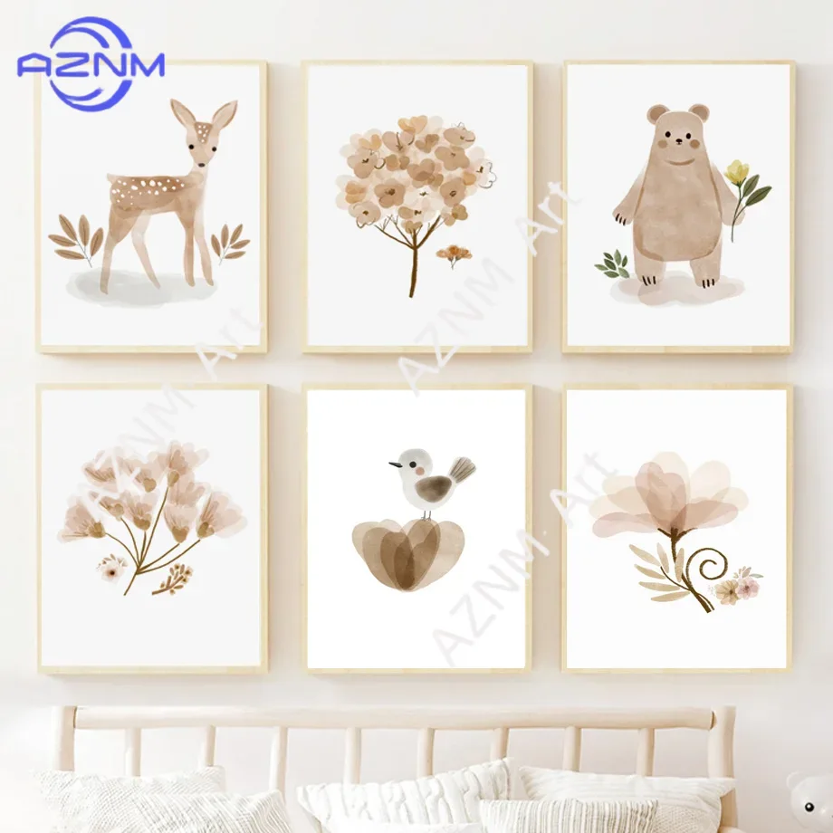 Toile murale bohème pour chamb - Baby Nursery Neutral avis et prix