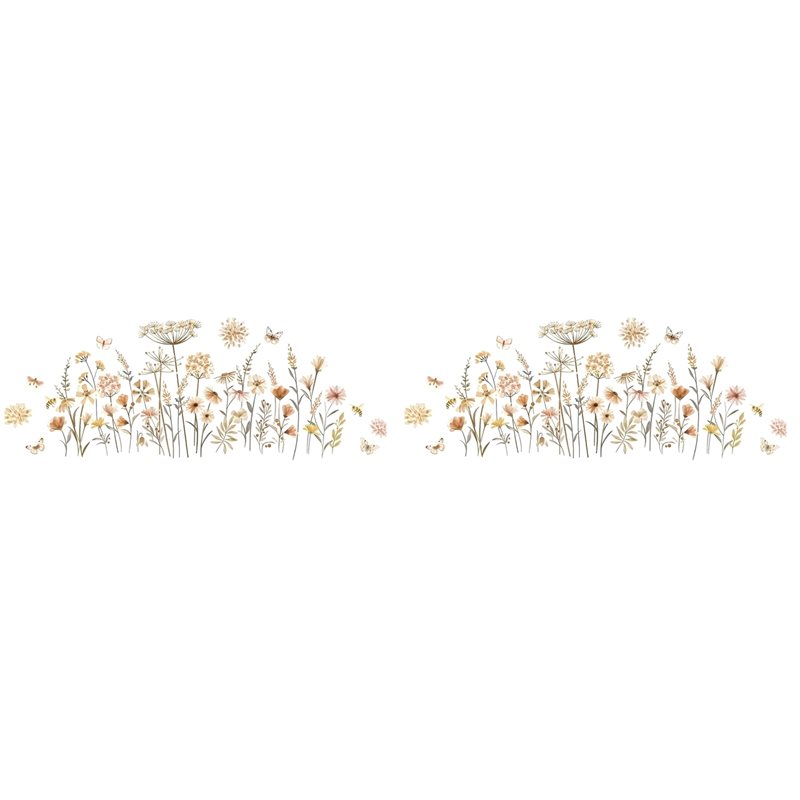 【EFFICIENT】 2 autocollants mur - Baby Nursery Wallpaper Girl avis et prix