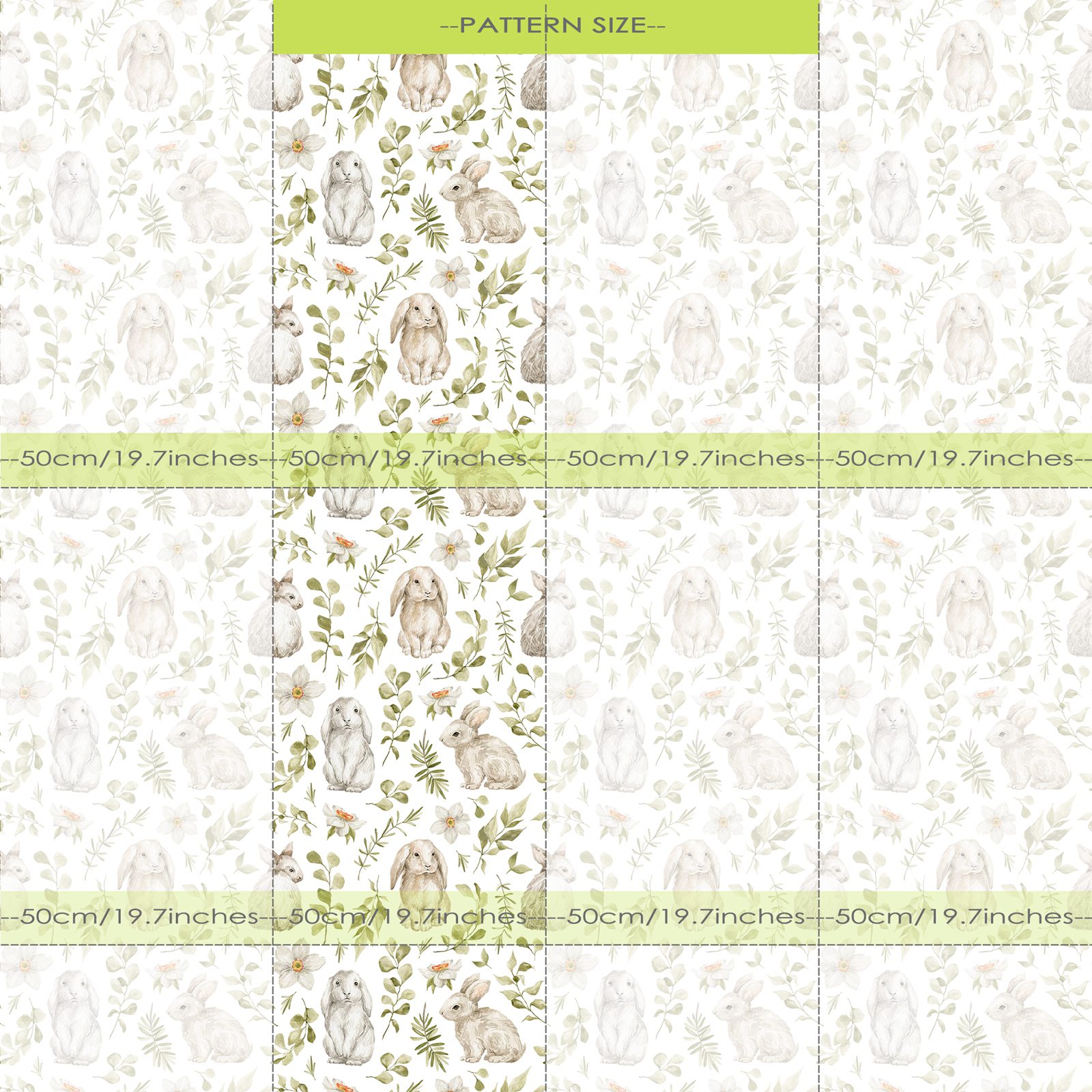 Papier Peint Lapin pour Chambr - Baby Nursery Wallpaper Girl avis et prix