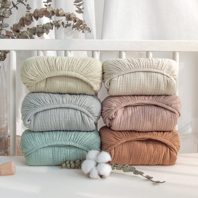 Drap-housse en mousseline de c - Baby Nursery Pillow avis et prix