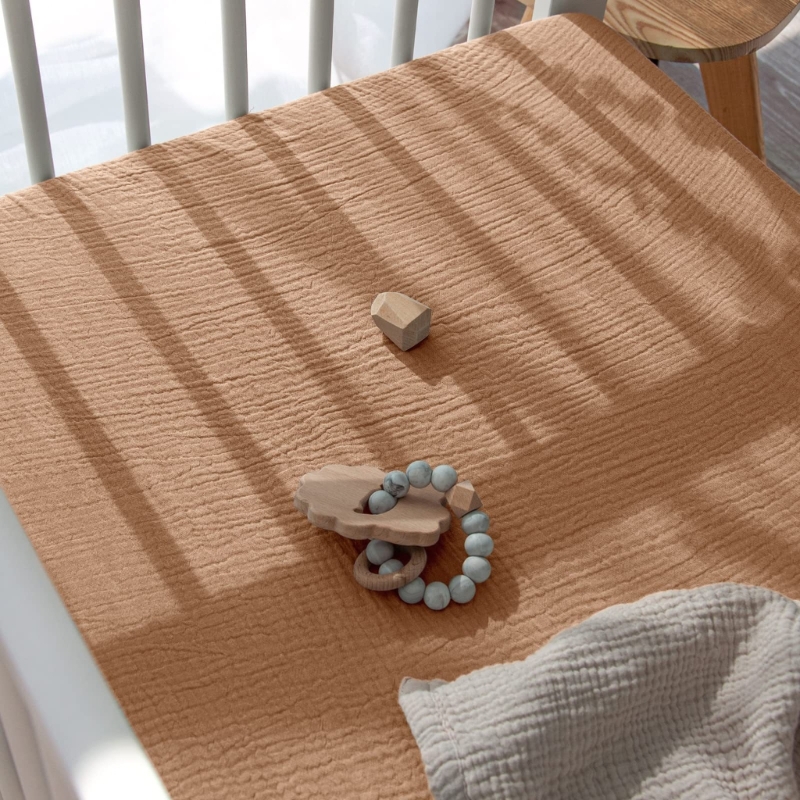 Drap-housse en mousseline de c - Baby Nursery Pillow avis et prix