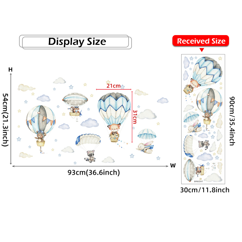 Autocollants muraux en forme d - Baby Nursery Stickers avis et prix