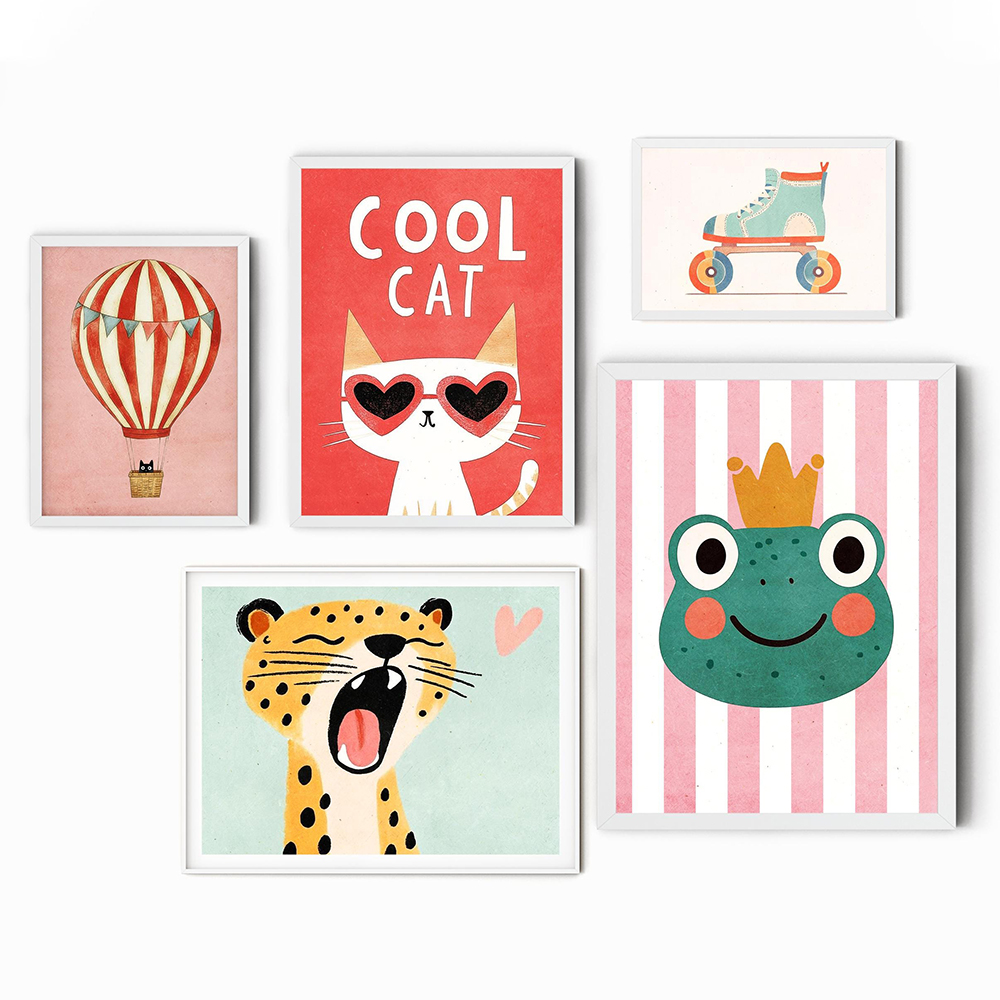 Affiches murales avec ballons, - Baby Nursery Neutral avis et prix