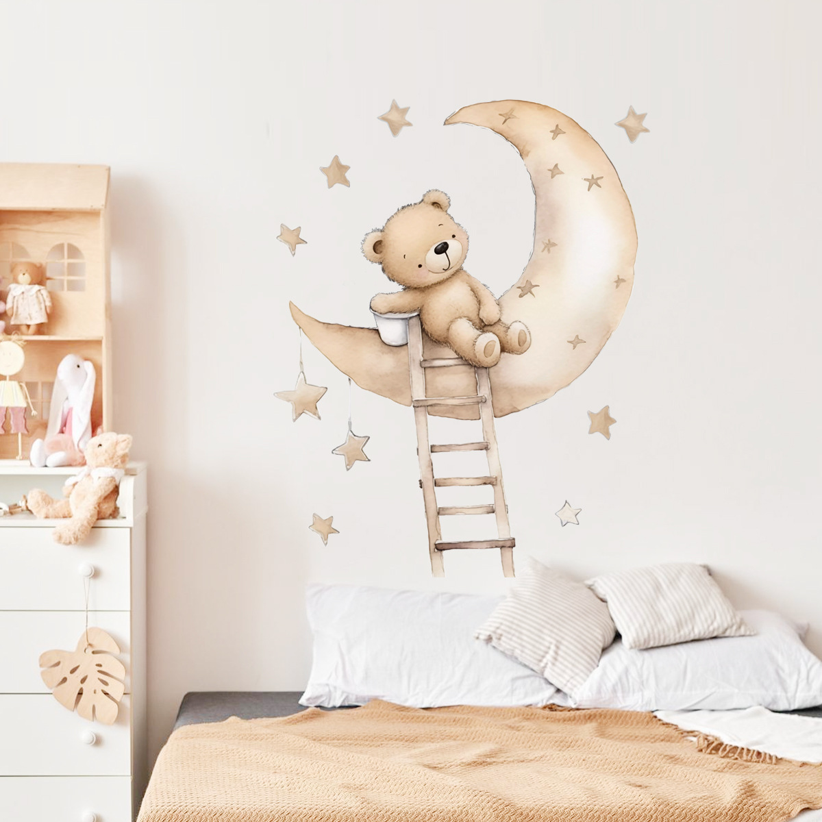 Autocollants muraux en forme d - Baby Nursery Wallpaper Girl avis et prix