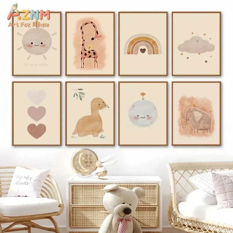 AZNM Tableau mural en toile à  - Baby Nursery Neutral avis et prix