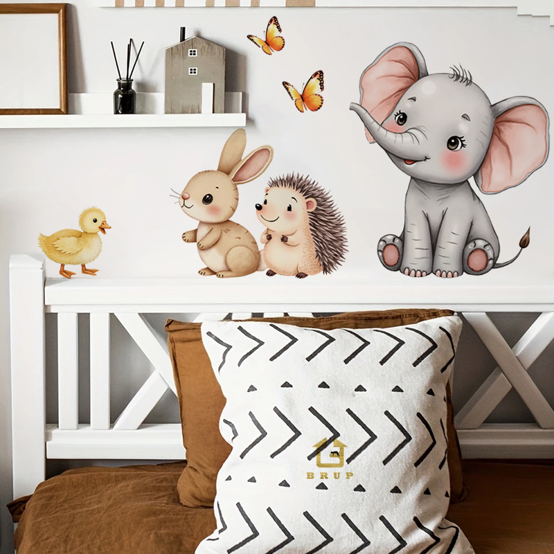 Autocollant mural d'animal de  - Baby Nursery Stickers avis et prix