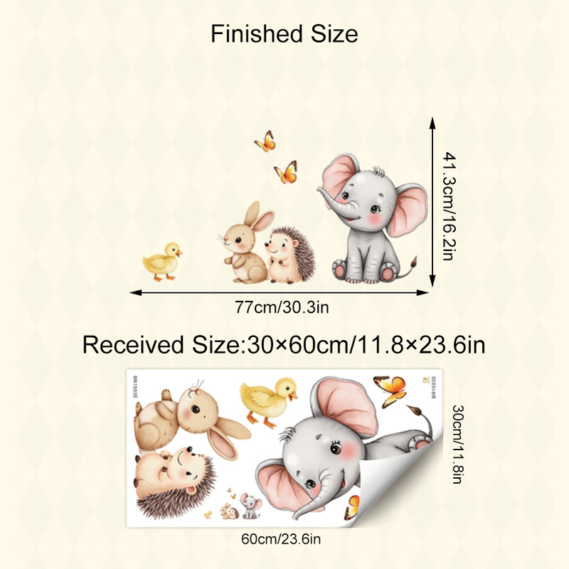 Autocollant mural d'animal de  - Baby Nursery Stickers avis et prix