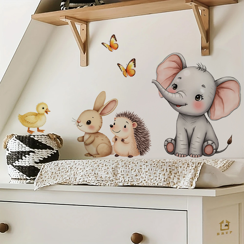 Autocollant mural d'animal de  - Baby Nursery Stickers avis et prix