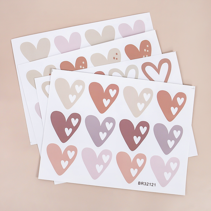 Autocollant mural Lovely Heart - Baby Nursery Wallpaper Girl avis et prix