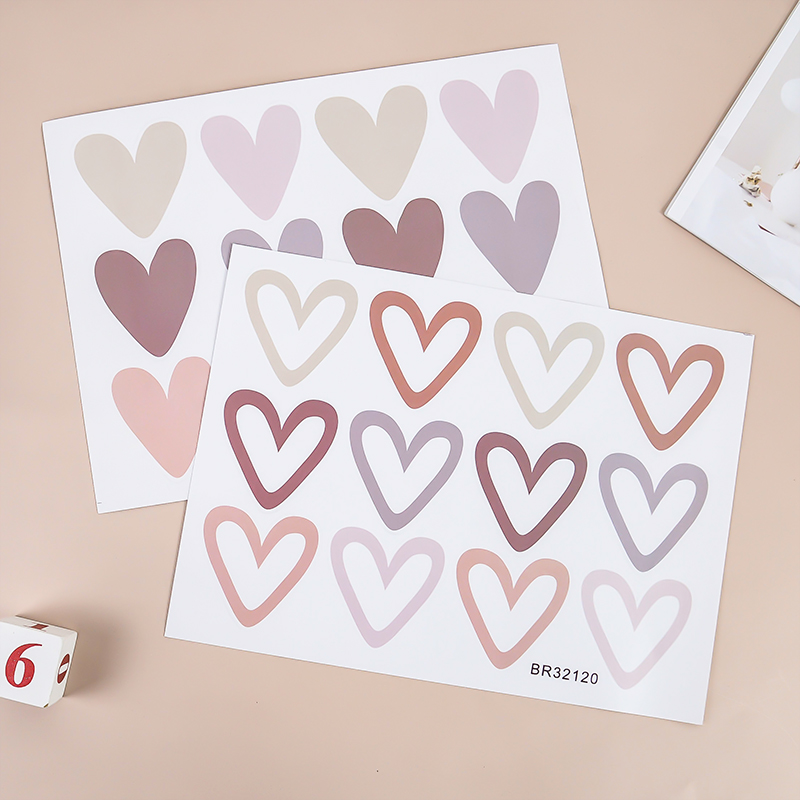 Autocollant mural Lovely Heart - Baby Nursery Wallpaper Girl avis et prix