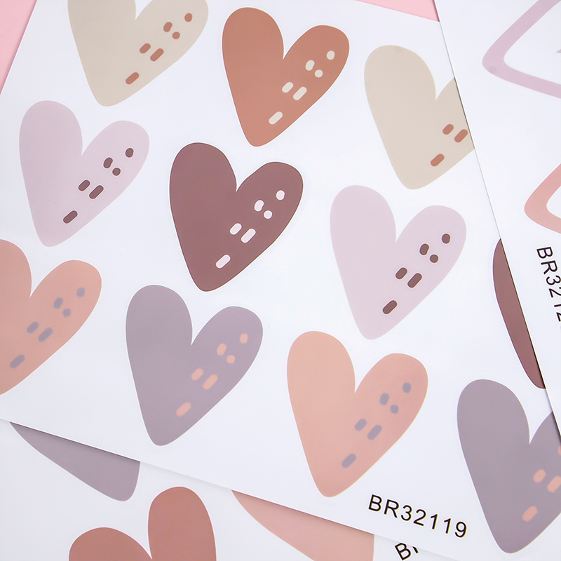 Autocollant mural Lovely Heart - Baby Nursery Wallpaper Girl avis et prix