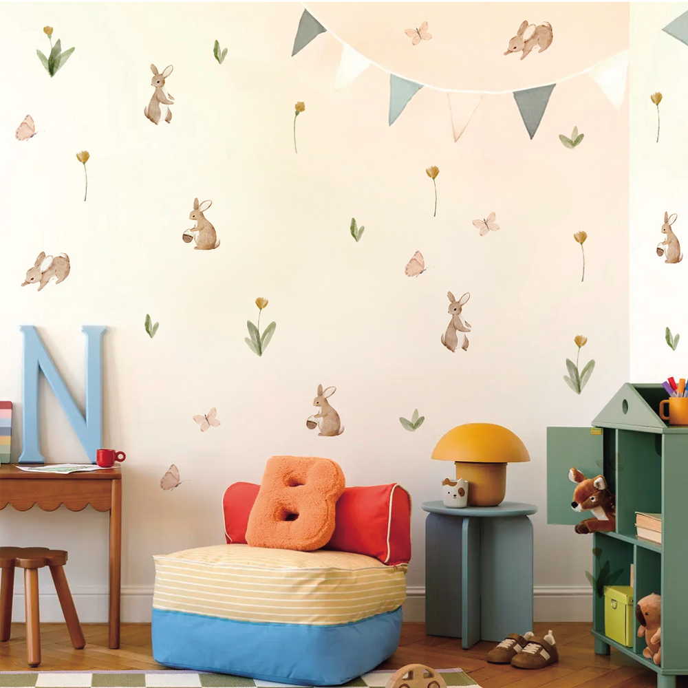 Autocollant mural aquarelle la - Baby Nursery Stickers avis et prix