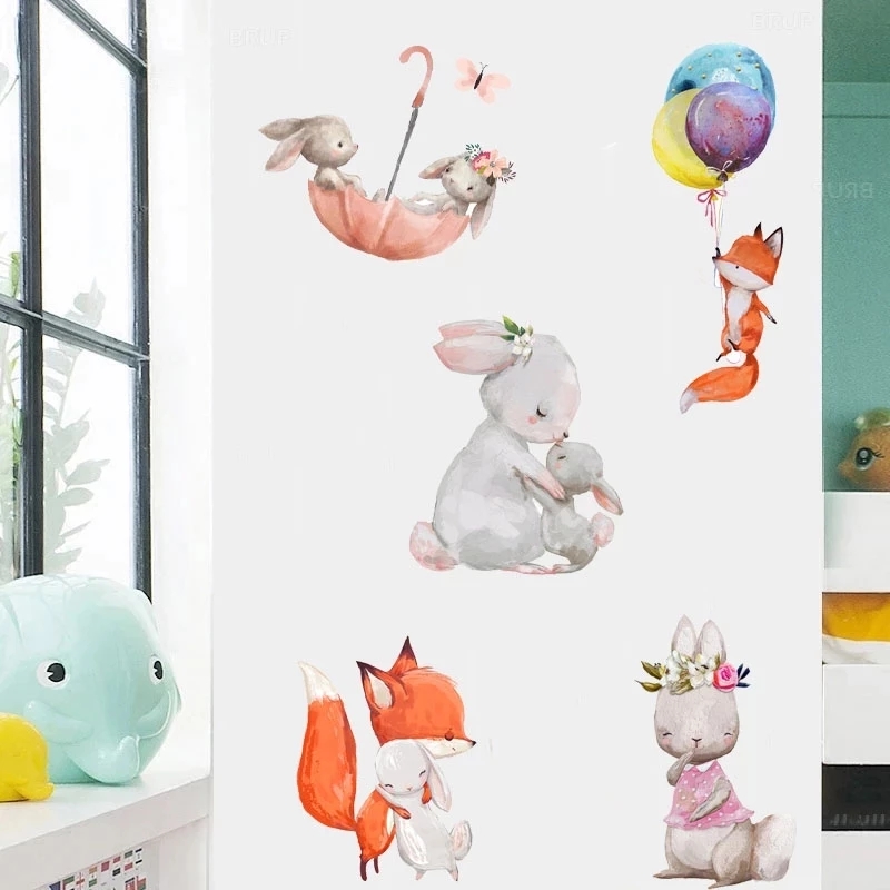Autocollants Muraux en Forme d - Baby Nursery Wallpaper Girl avis et prix