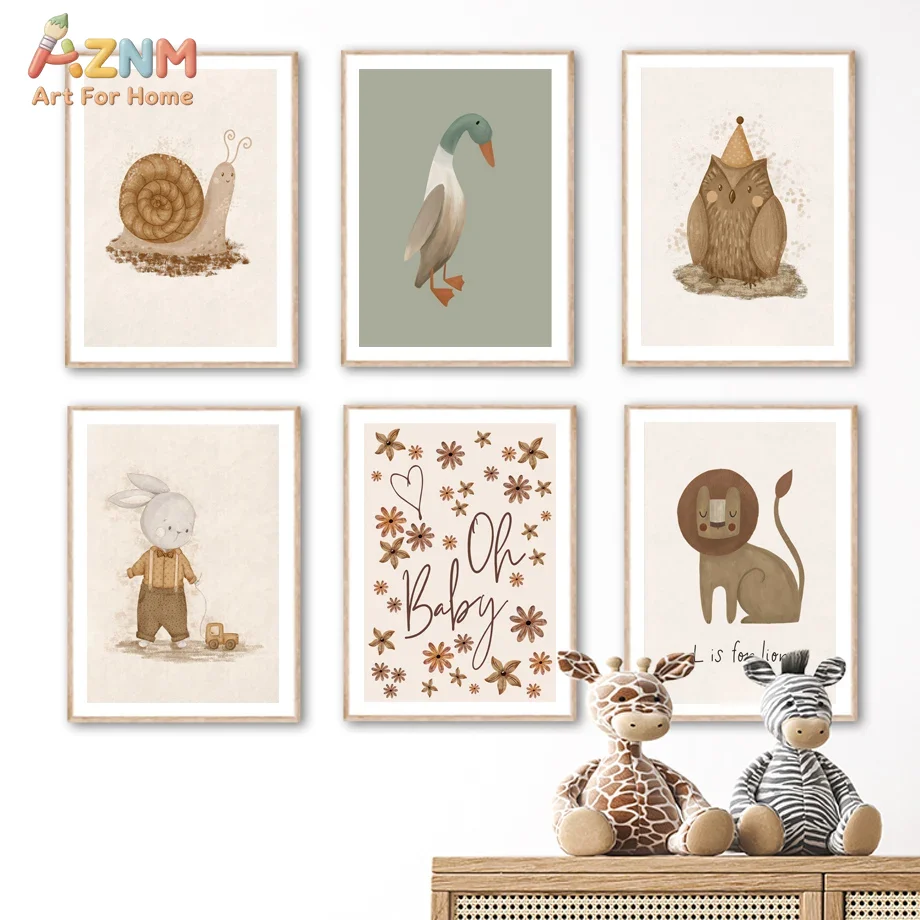 AZNM Tableau mural en toile ne - Baby Nursery Neutral avis et prix