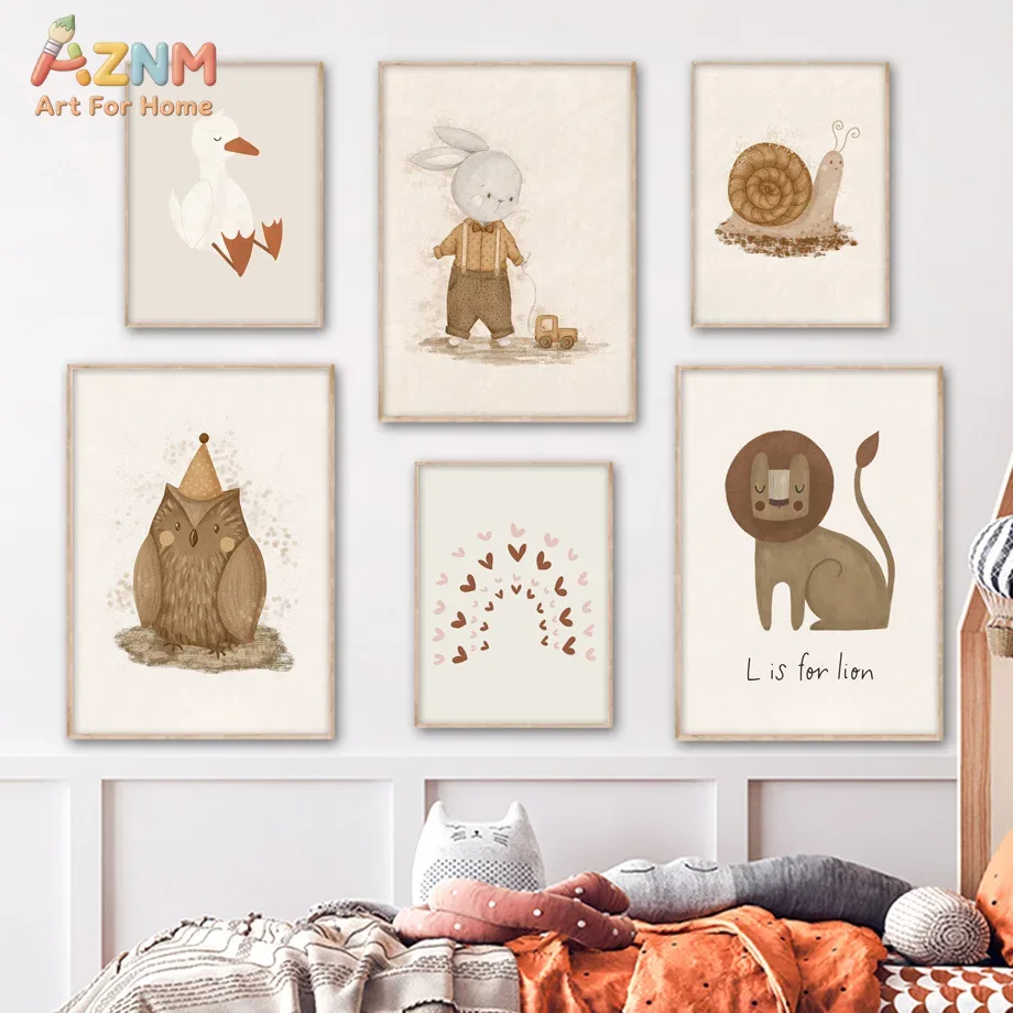 AZNM Tableau mural en toile ne - Baby Nursery Neutral avis et prix
