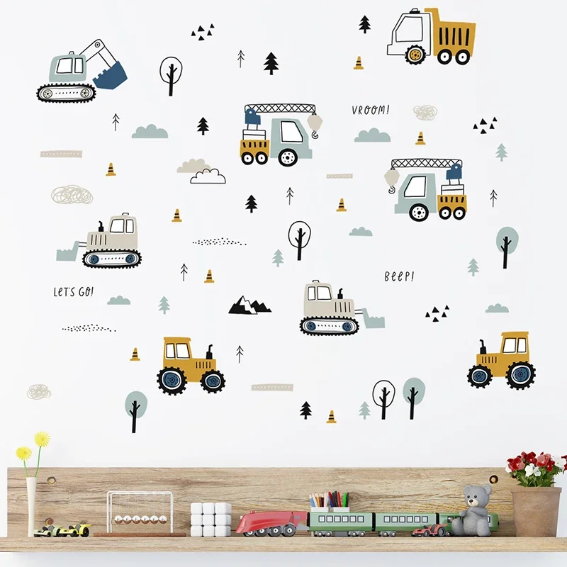 Autocollants muraux de camion  - Baby Nursery Stickers avis et prix