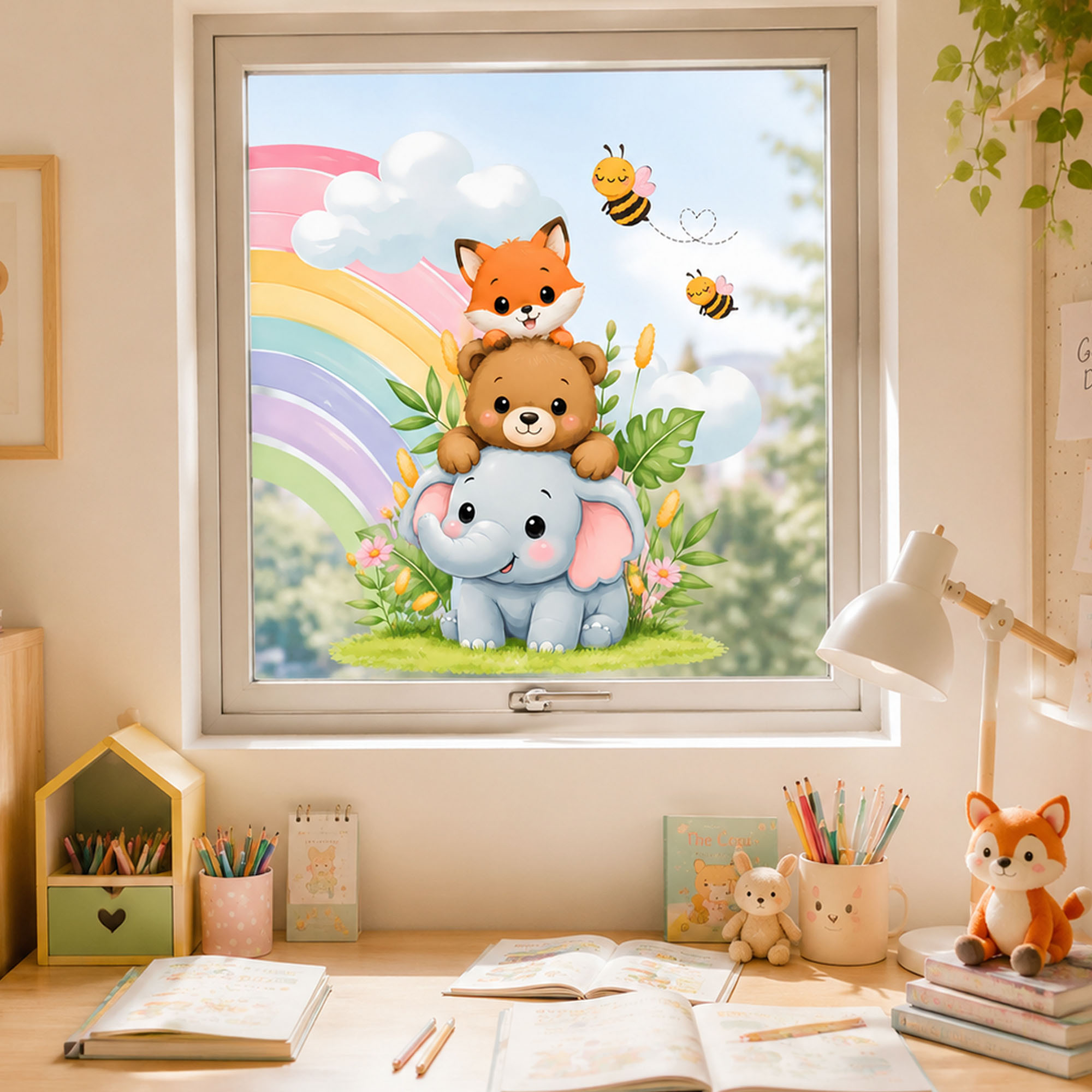 Film adhésif statique pour fen - Baby Nursery Stickers avis et prix