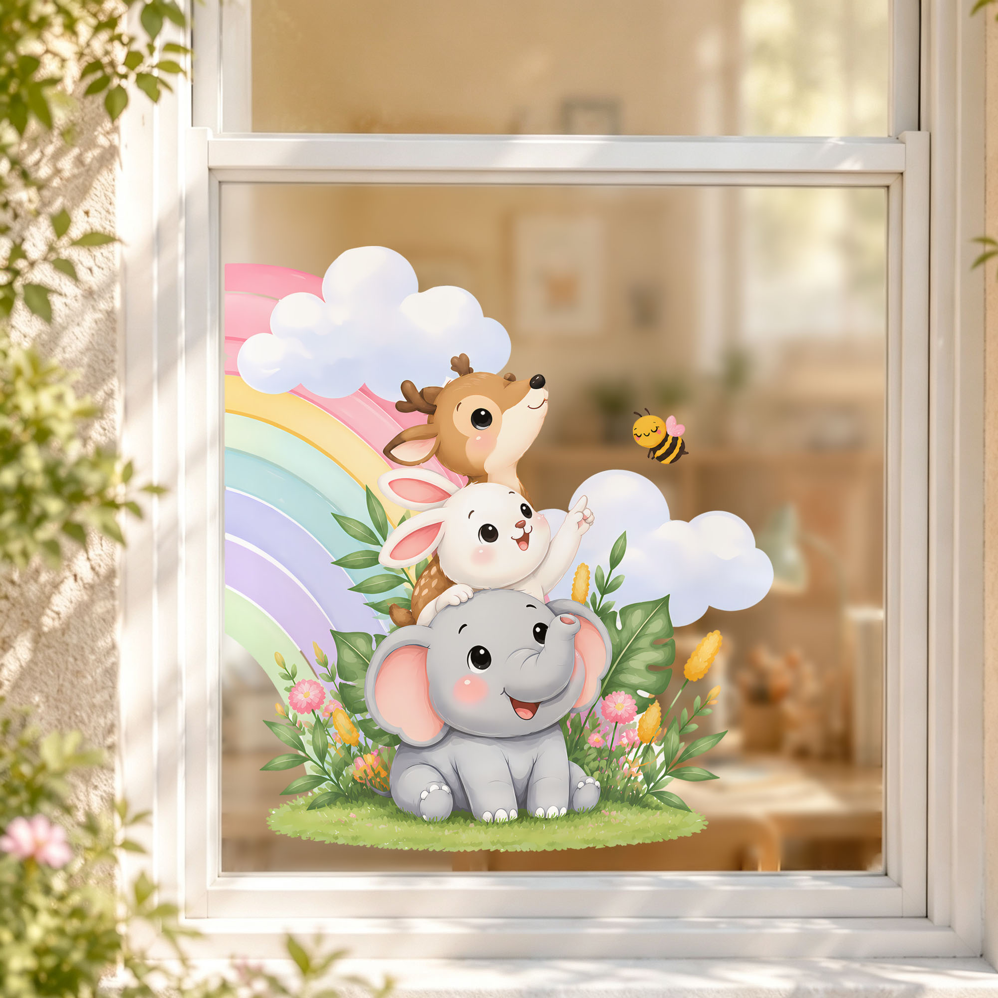 Film adhésif statique pour fen - Baby Nursery Stickers avis et prix