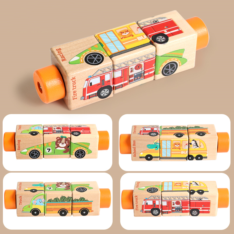 Puzzle rotatif en bois pour bé - Baby Nursery Mobile avis et prix