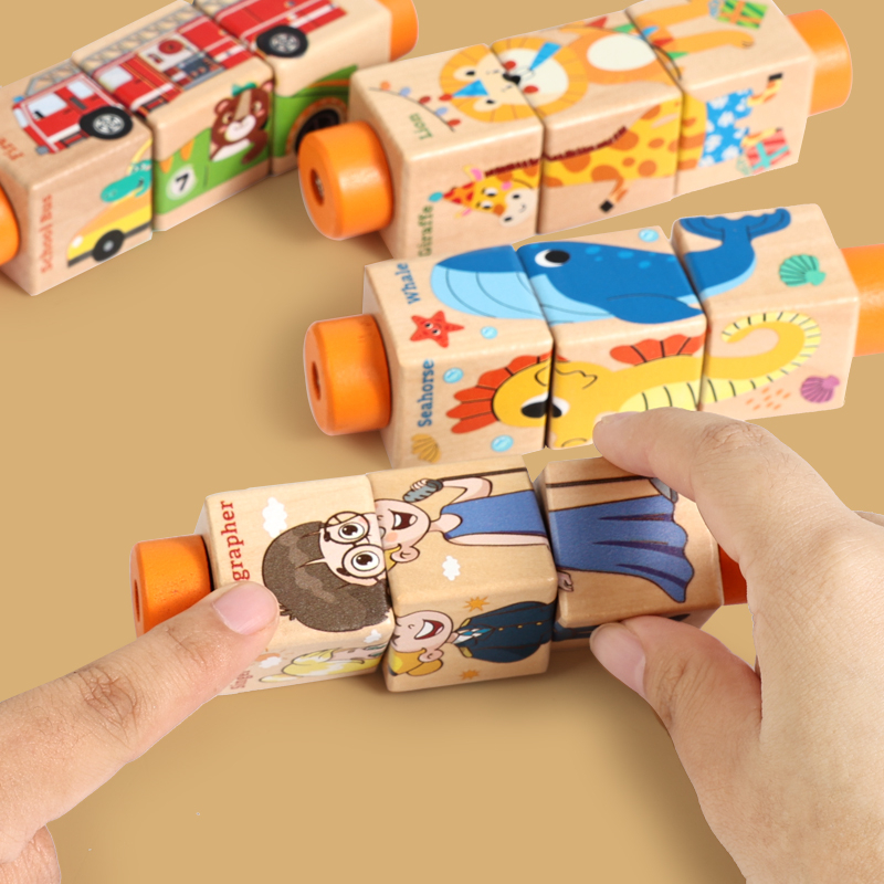Puzzle rotatif en bois pour bé - Baby Nursery Mobile avis et prix