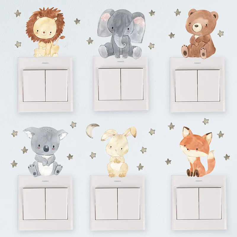 Autocollants muraux animaux de - Baby Nursery Wallpaper Girl avis et prix