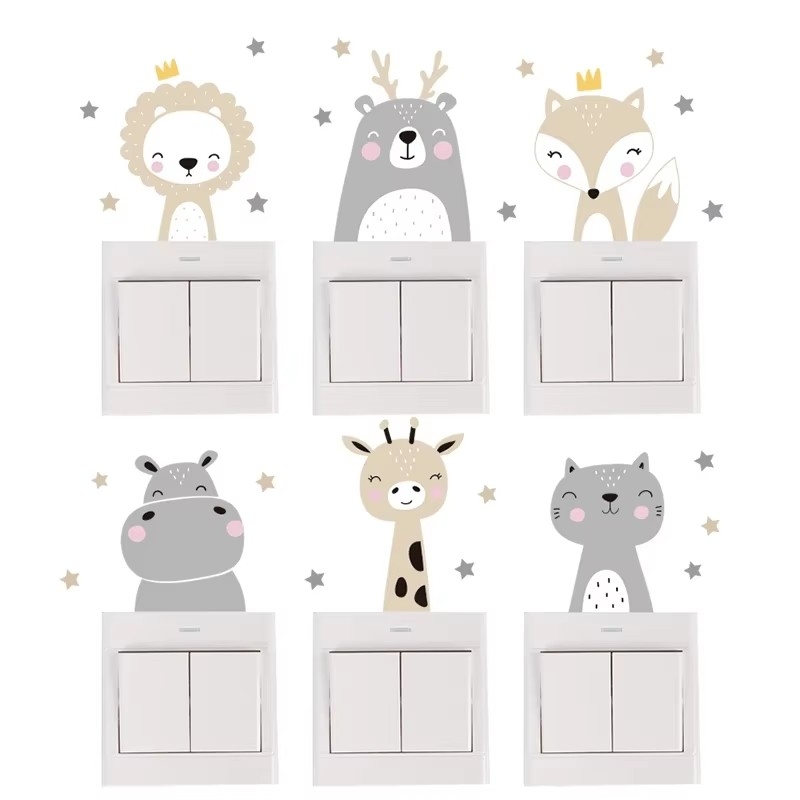 Autocollants muraux animaux de - Baby Nursery Wallpaper Girl avis et prix