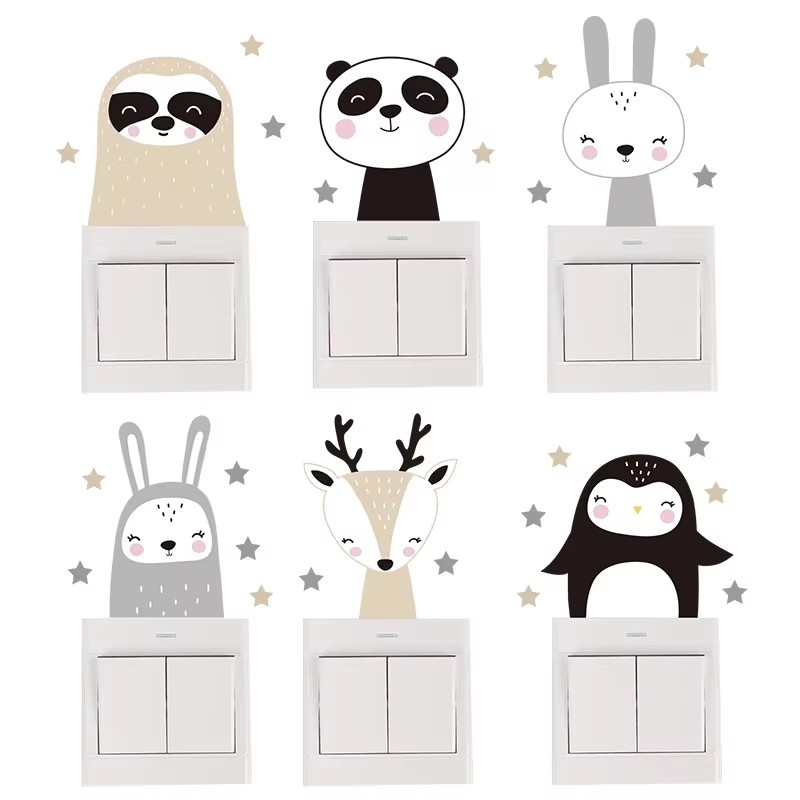 Autocollants muraux animaux de - Baby Nursery Wallpaper Girl avis et prix